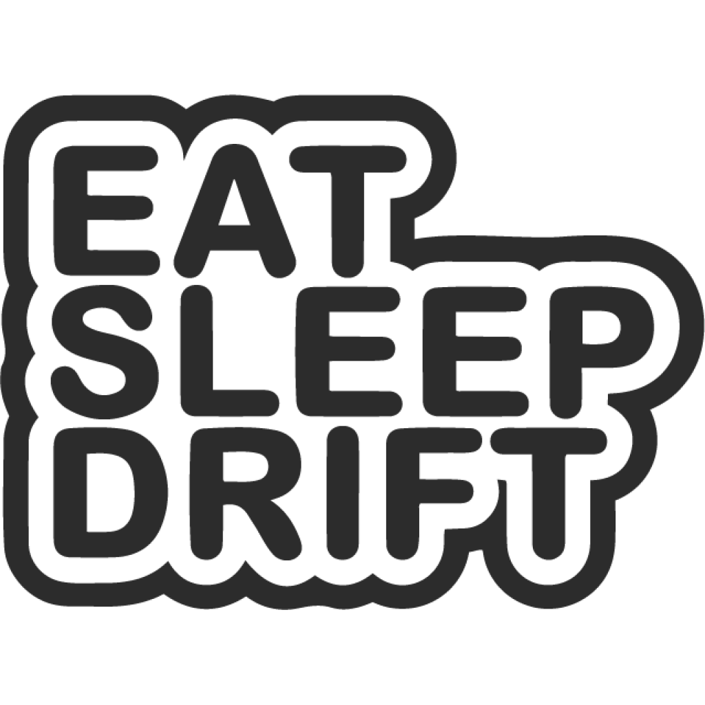 Eat Sleep Drift III samolepka