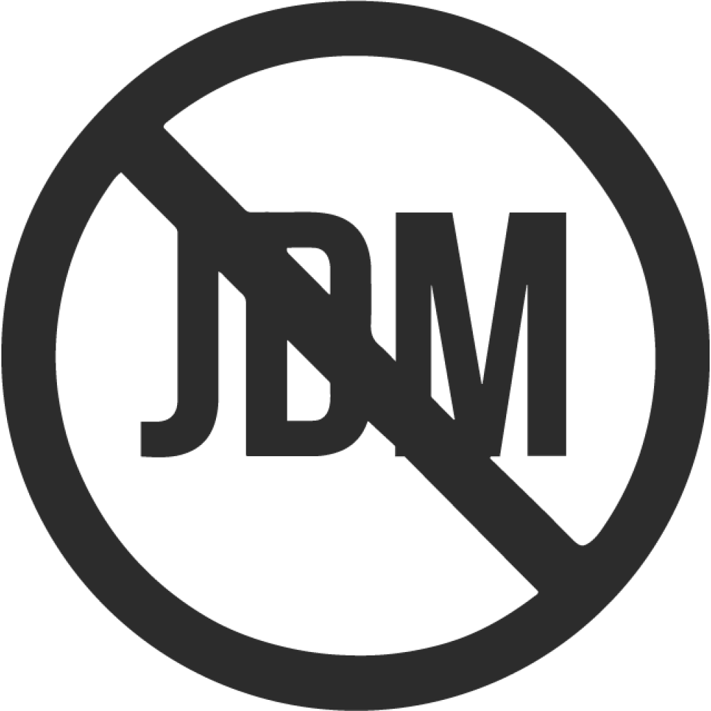 No JDM samolepka No JDM samolepka