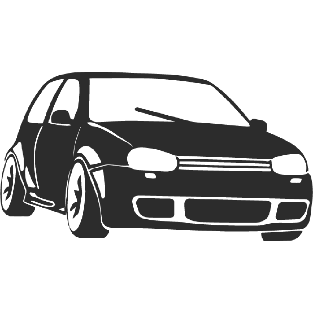 Volkswagen Golf IV samolepka Volkswagen Golf IV samolepka