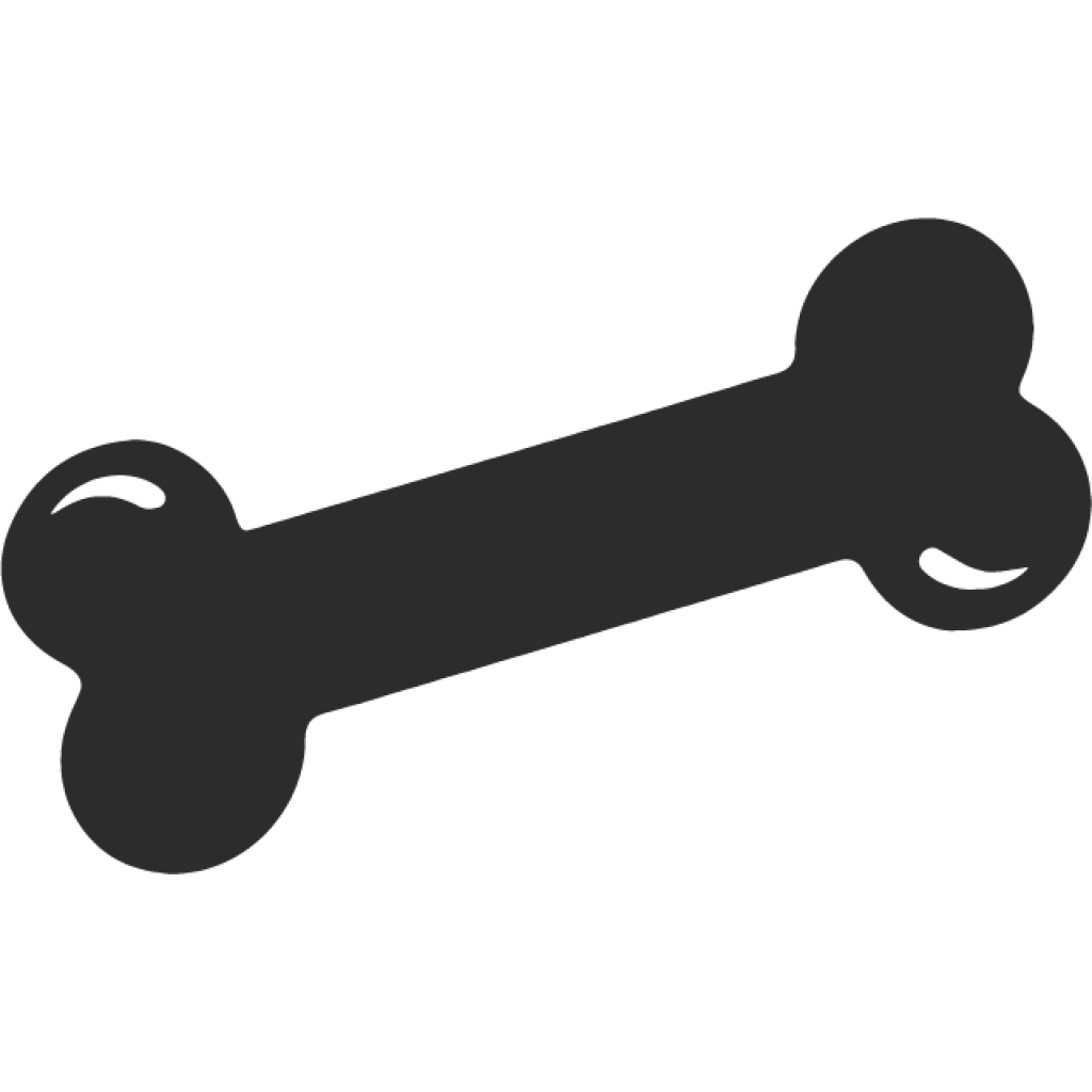 Psí kost samolepka Psí kost samolepka