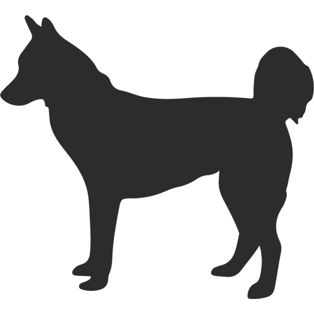 Husky silueta samolepka Husky silueta samolepka