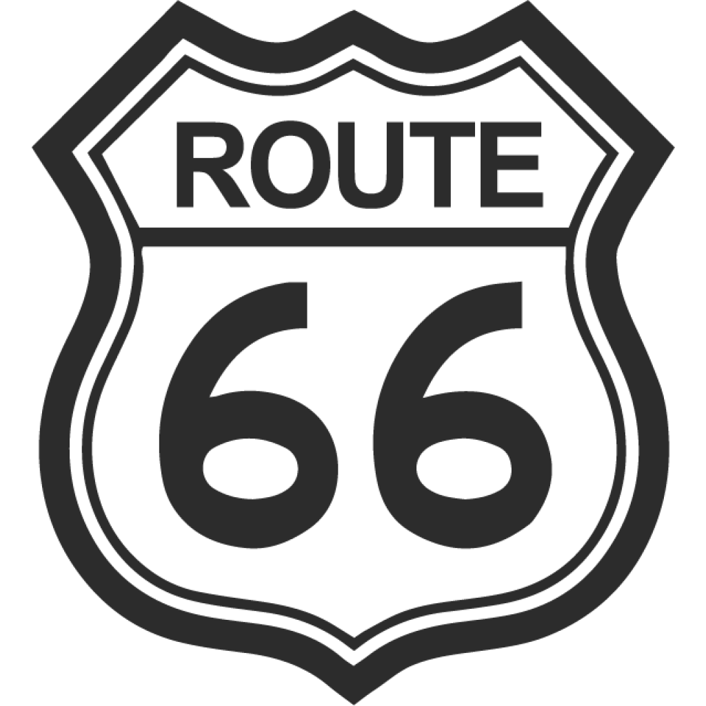 Route 66 samolepka Route 66 samolepka