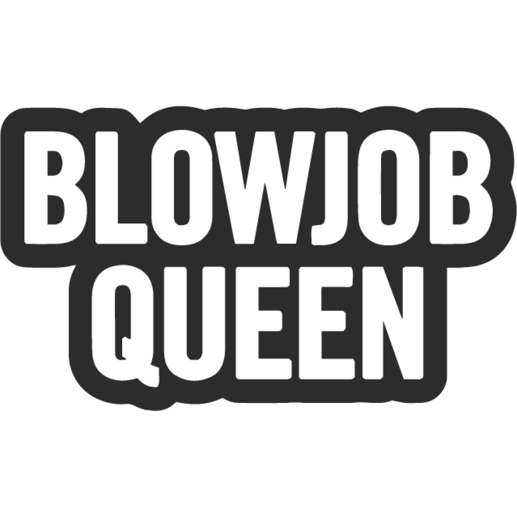Blowjob Queen samolepka Blowjob Queen samolepka