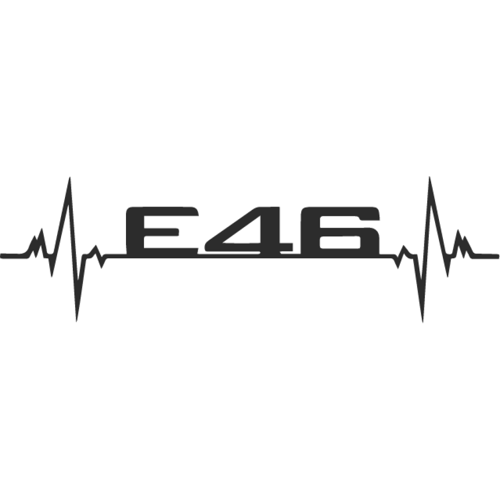 E46 křivka II samolepka E46 křivka II samolepka