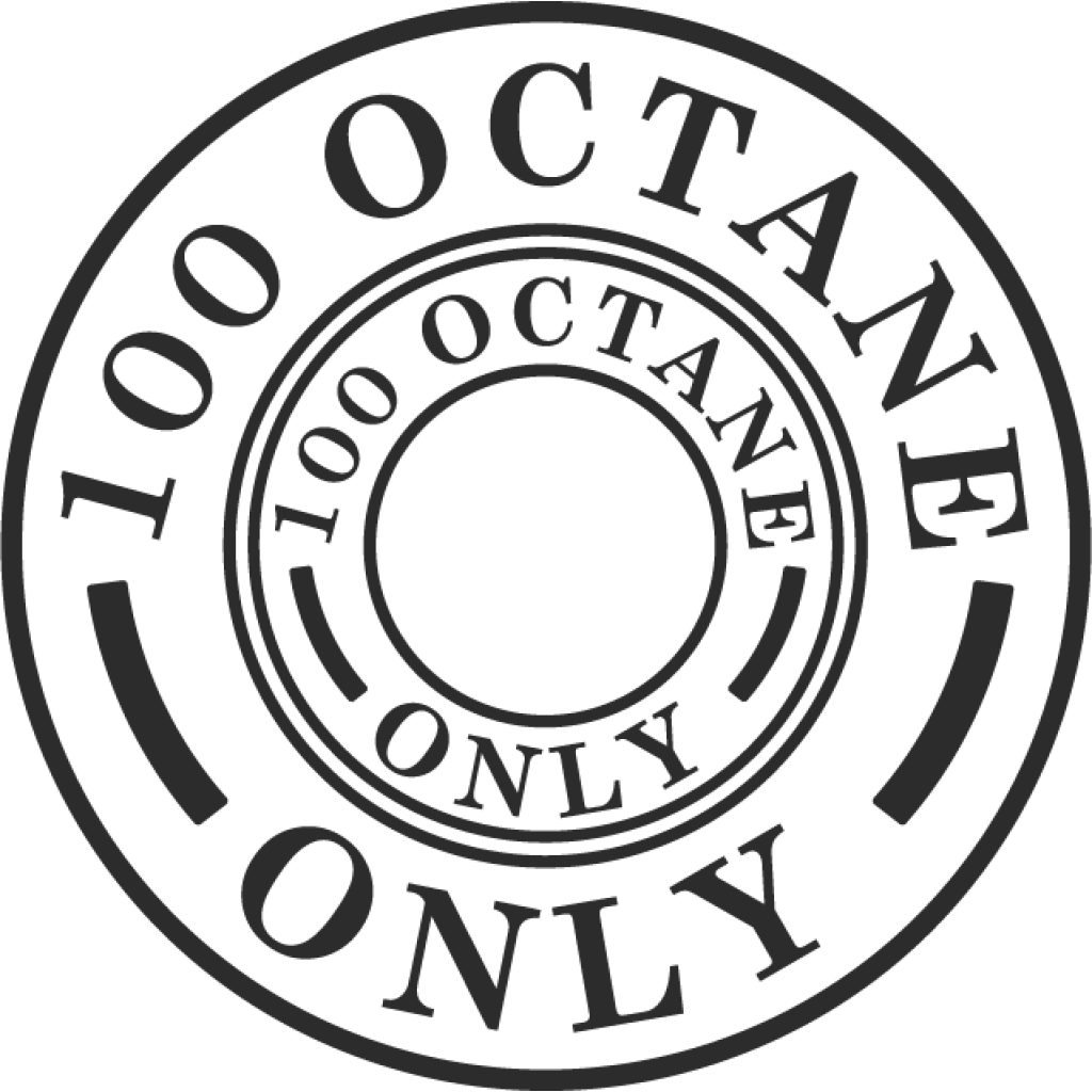 100 Octane samolepka 100 Octane samolepka