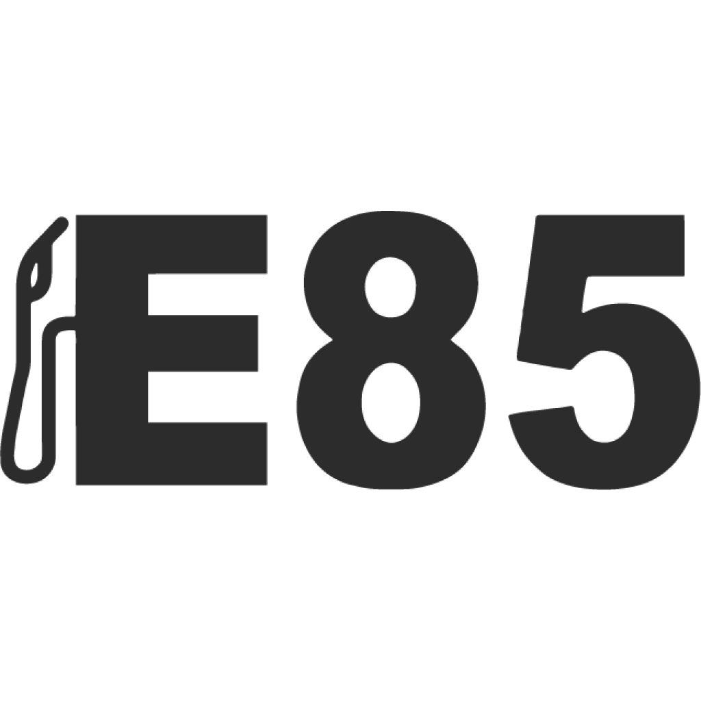 E85 samolepka E85 samolepka