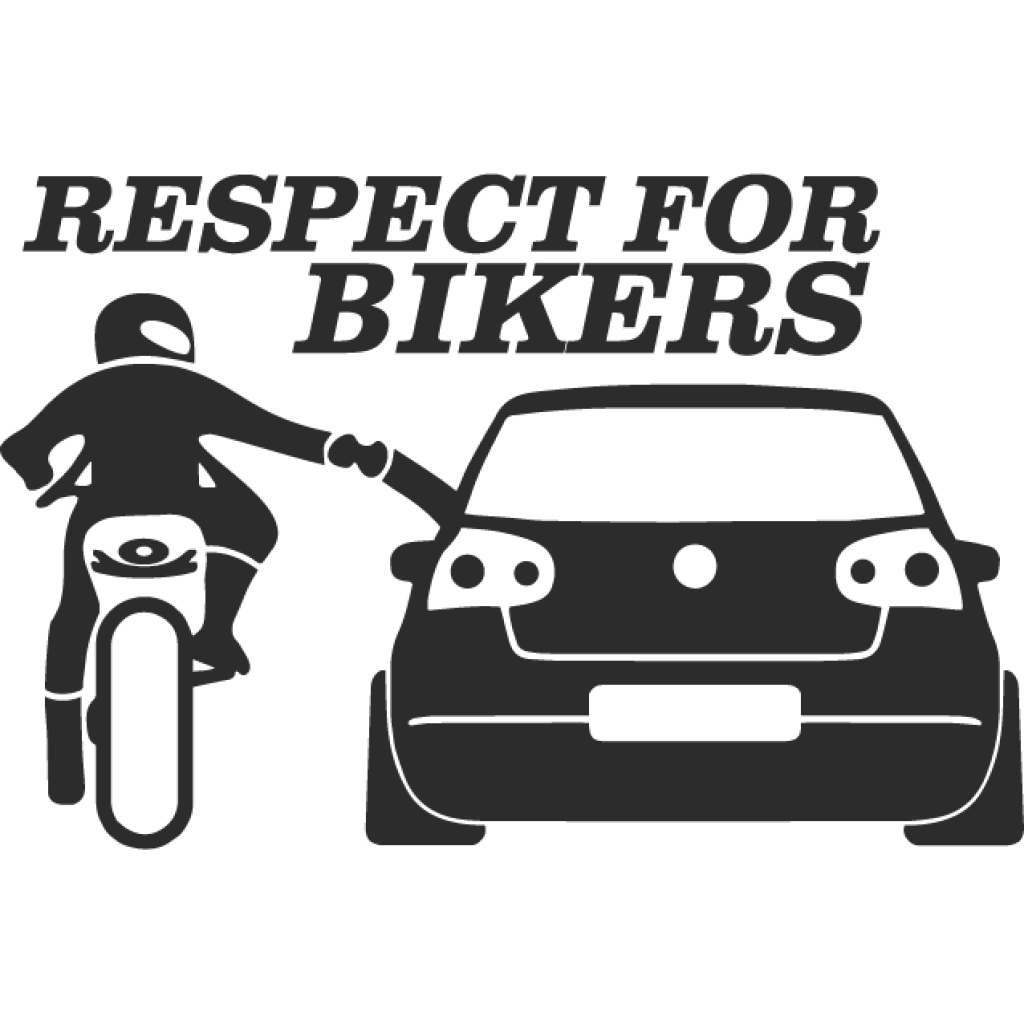 Respect for bikers samolepka Respect for bikers samolepka