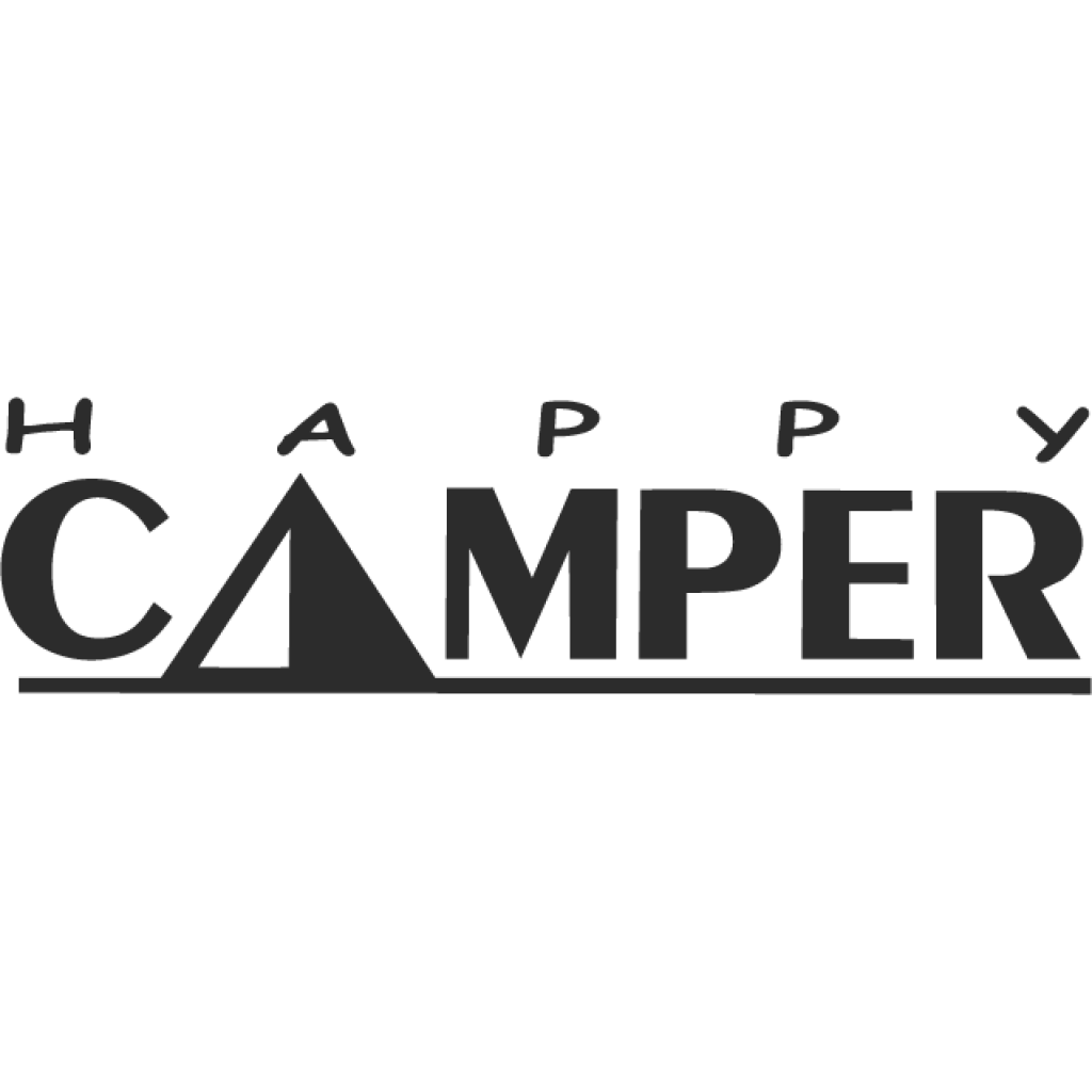Happy camper samolepka Happy camper samolepka