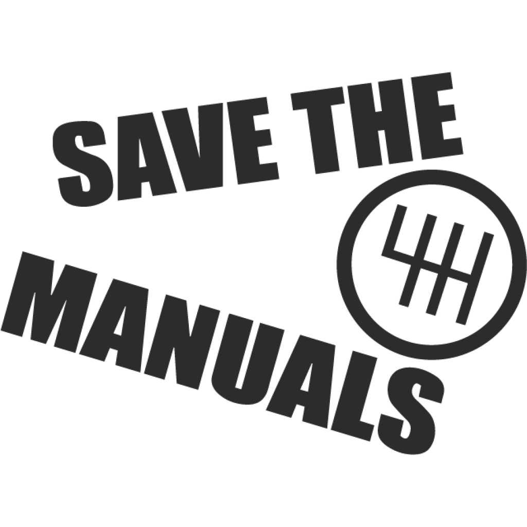 Save the manuals samolepka