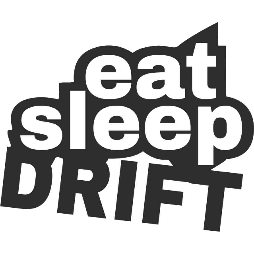 Eat Sleep Drift samolepka Eat Sleep Drift samolepka