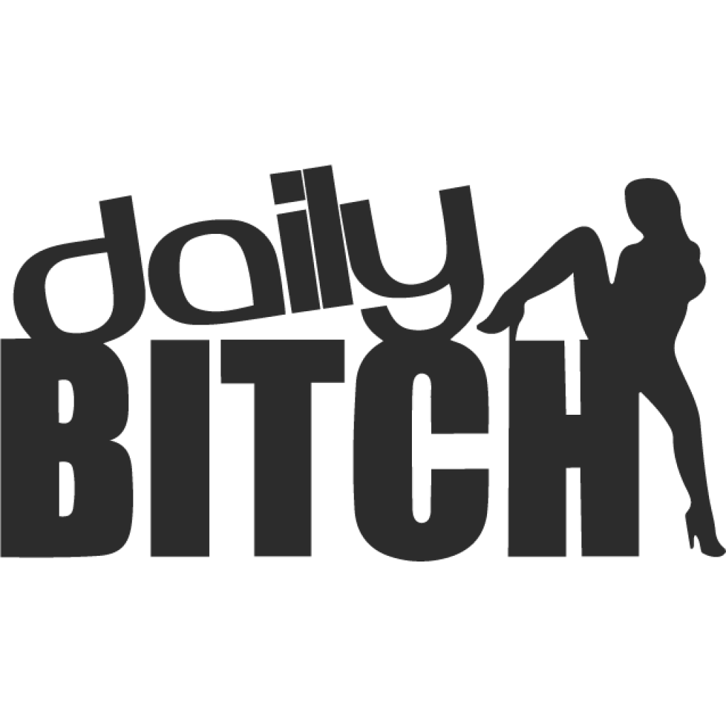 Daily Bitch samolepka Daily Bitch samolepka