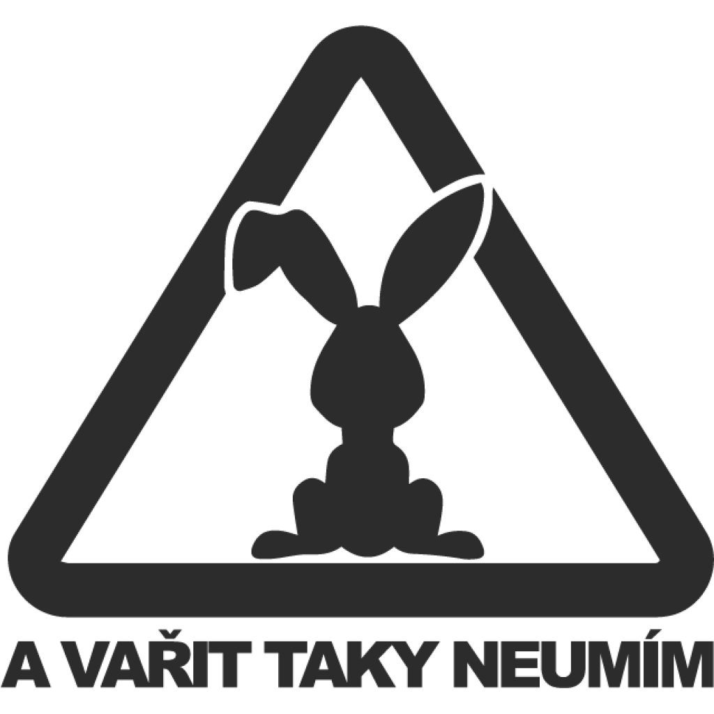 Začátečník a vařit taky neumím II samolepka Začátečník a vařit taky neumím II samolepka