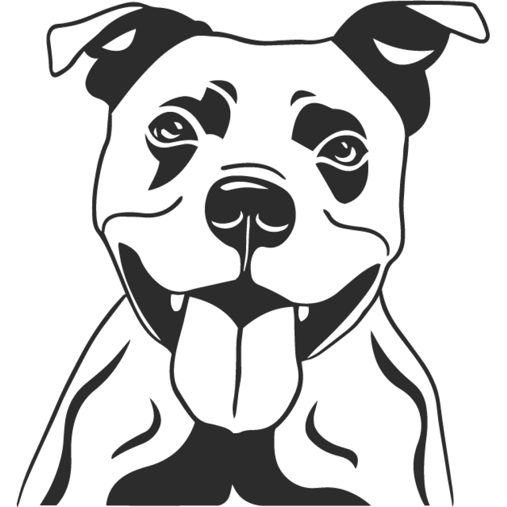 Staffbull IV samolepka