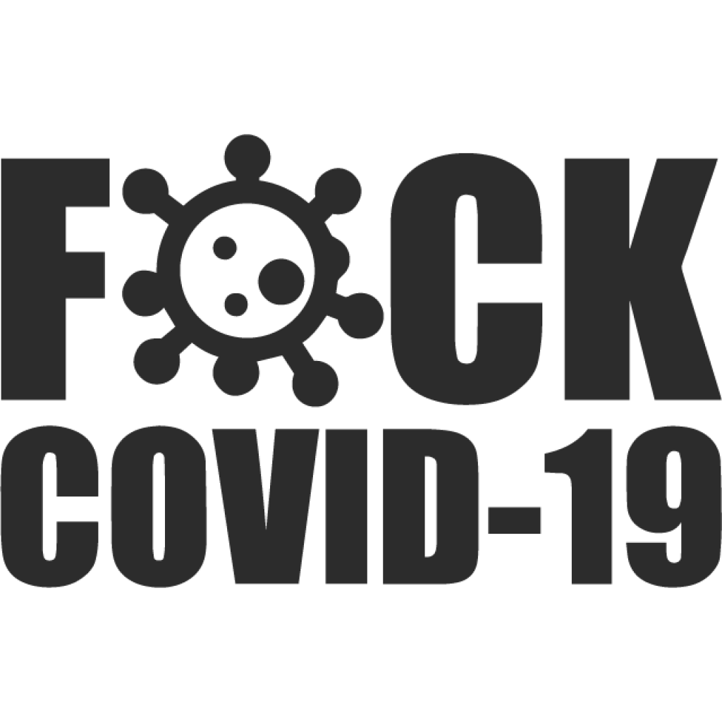 Fuck Covid samolepka Fuck Covid samolepka