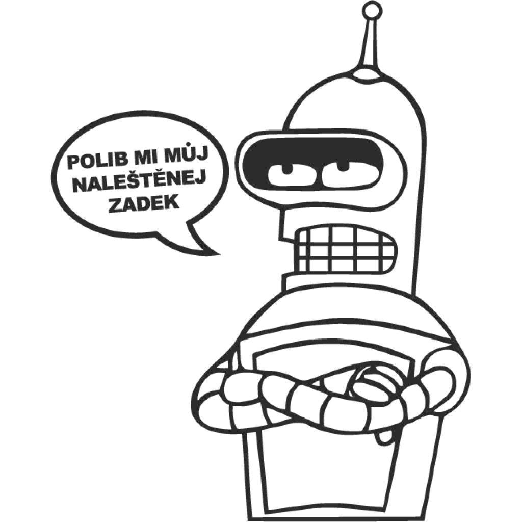 Bender samolepka Bender samolepka