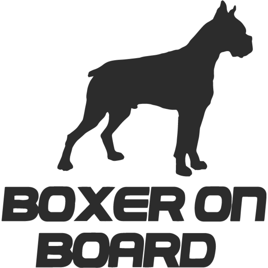 Boxer On Board samolepka Boxer On Board samolepka