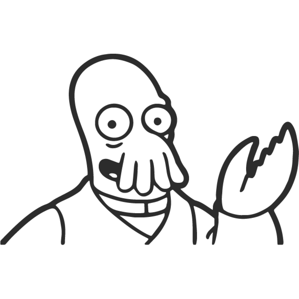 Zoidberg samolepka Zoidberg samolepka