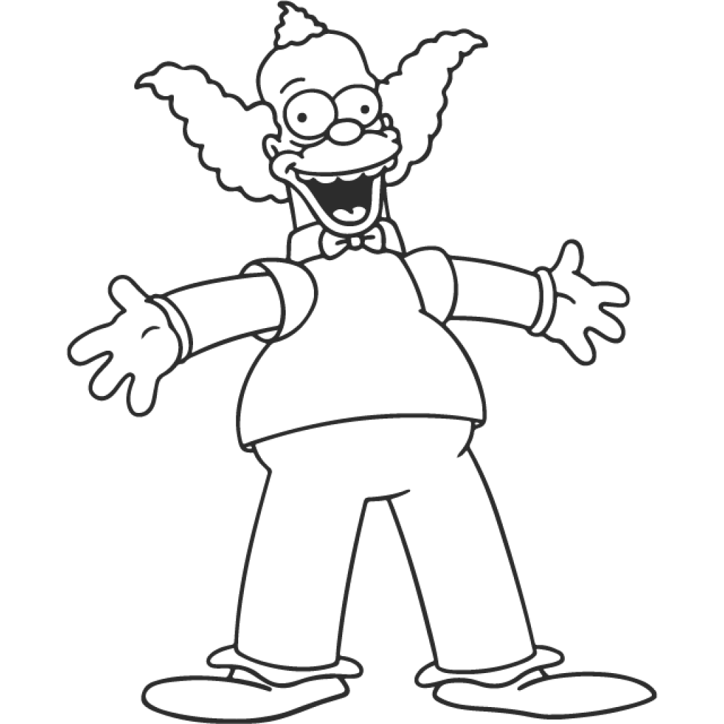 Krusty samolepka Krusty samolepka