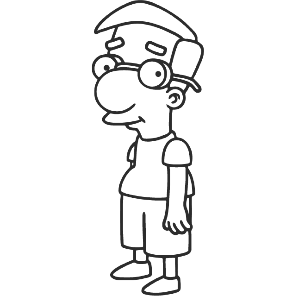 Milhouse samolepka Milhouse samolepka