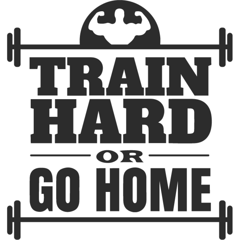Train Hard samolepka Train Hard samolepka