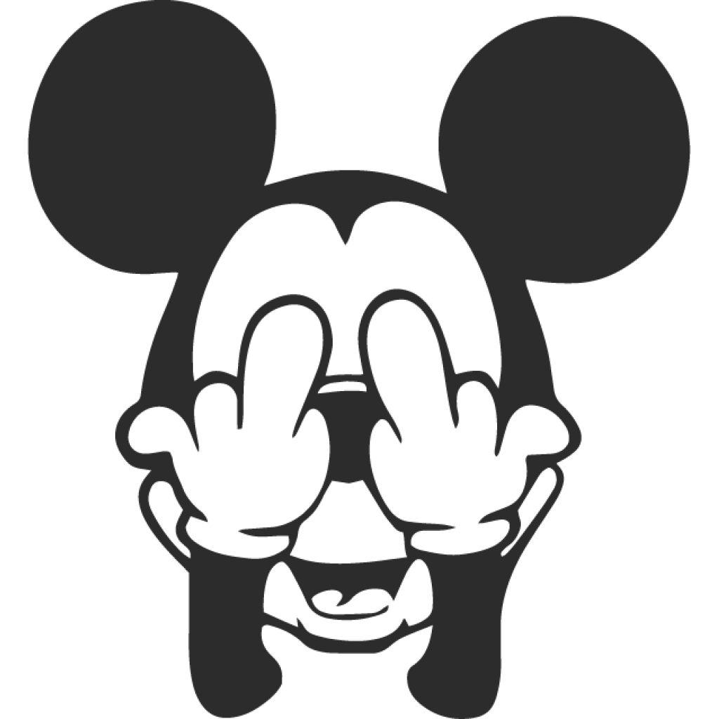Mickey Mouse II samolepka Mickey Mouse II samolepka