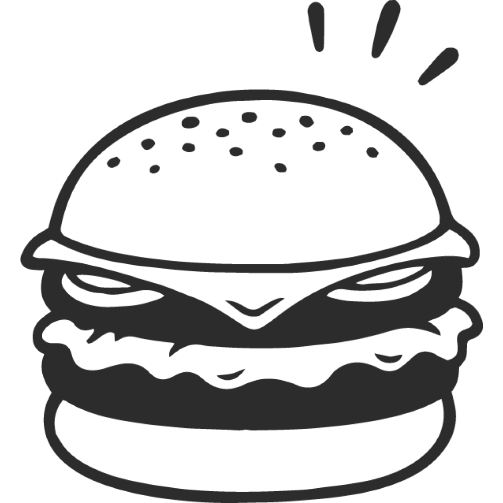 Burger samolepka Burger samolepka