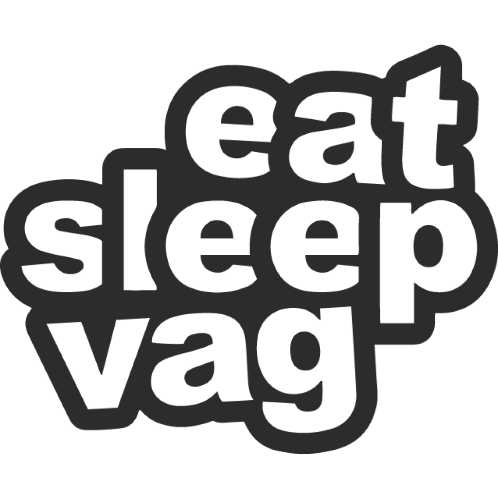 Eat Sleep Vag samolepka Eat Sleep Vag samolepka