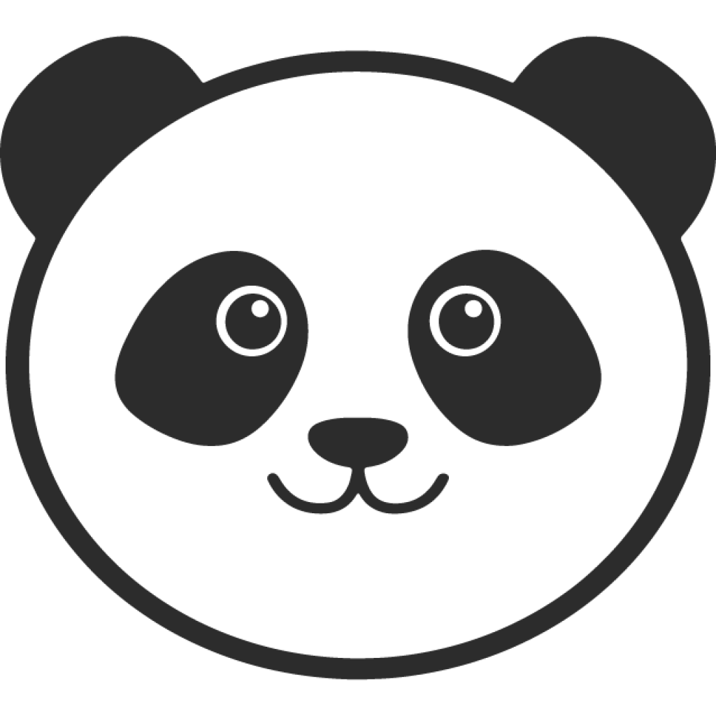 Panda samolepka Panda samolepka