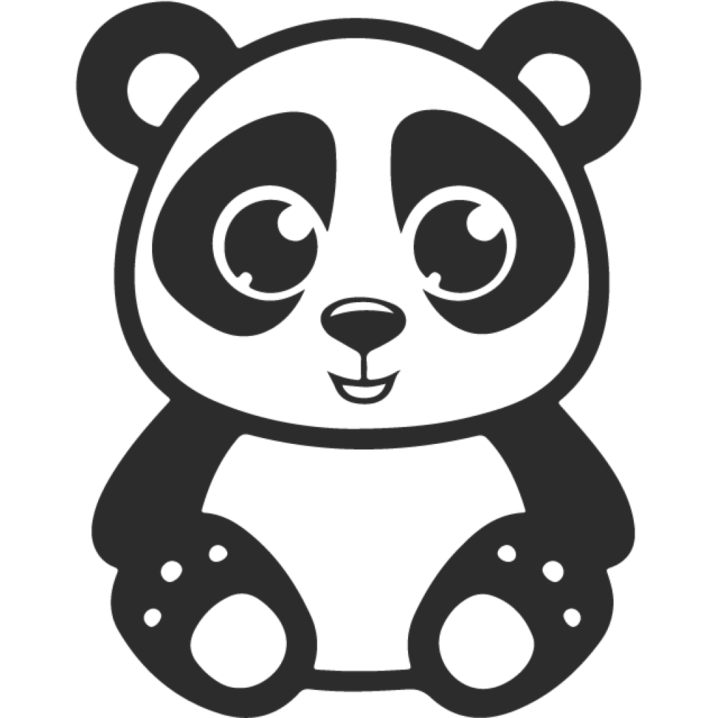 Panda II samolepka Panda II samolepka