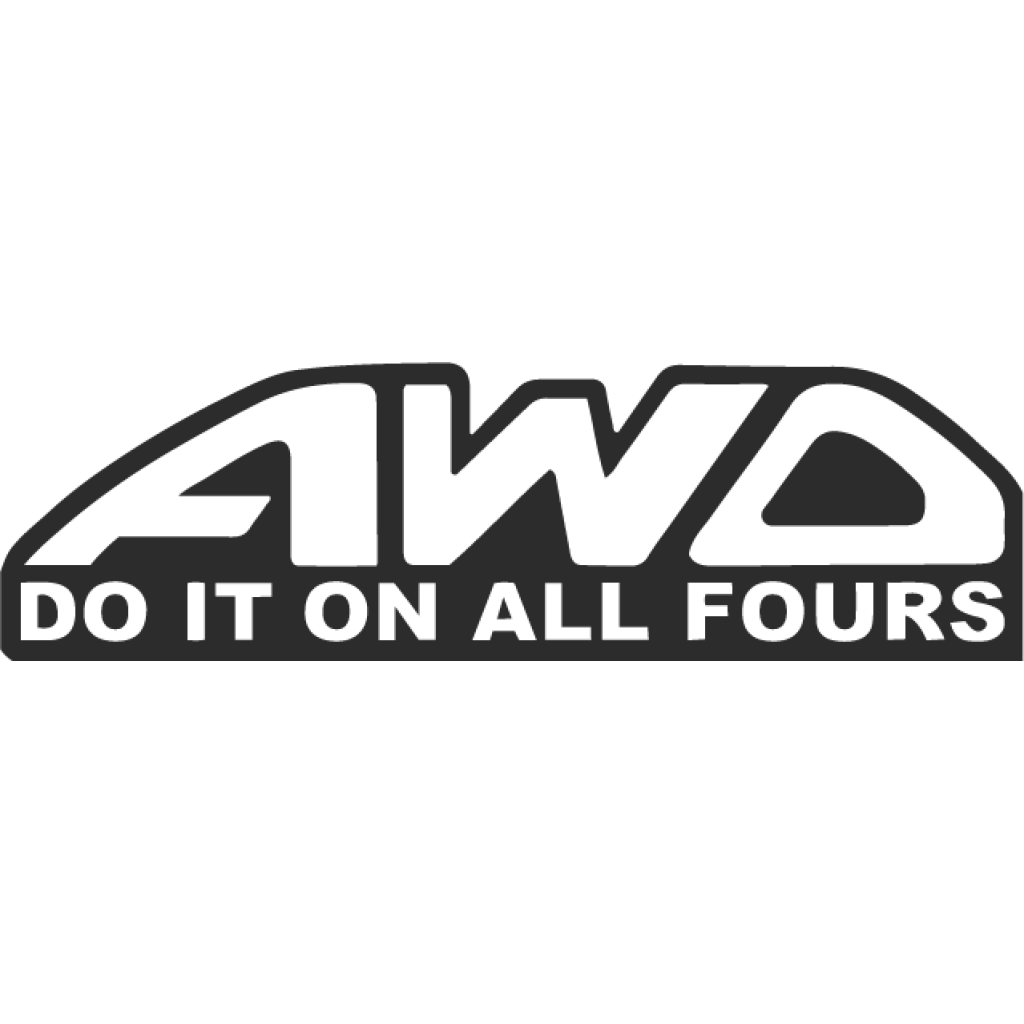 AWD Do It On All Fours samolepka AWD Do It On All Fours samolepka