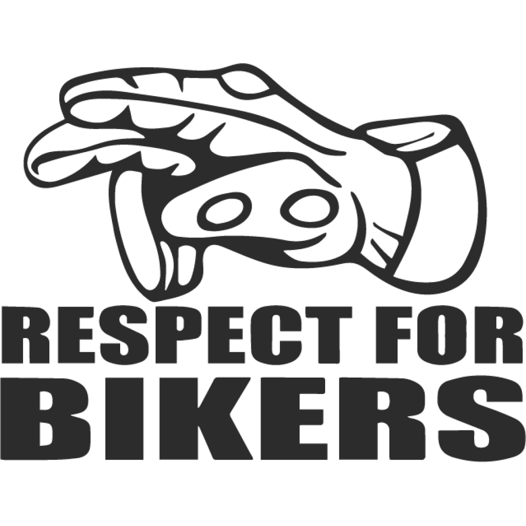 Respect for bikers II samolepka Respect for bikers II samolepka