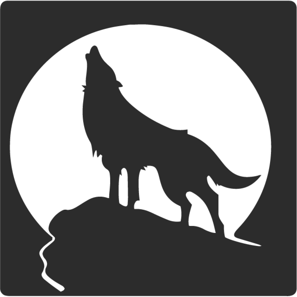 Wolf samolepka Wolf samolepka