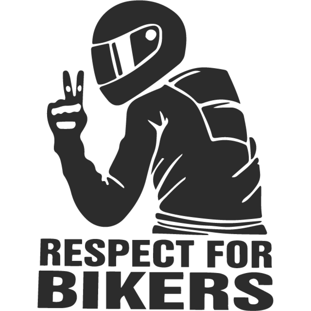 Respect for bikers III samolepka Respect for bikers III samolepka