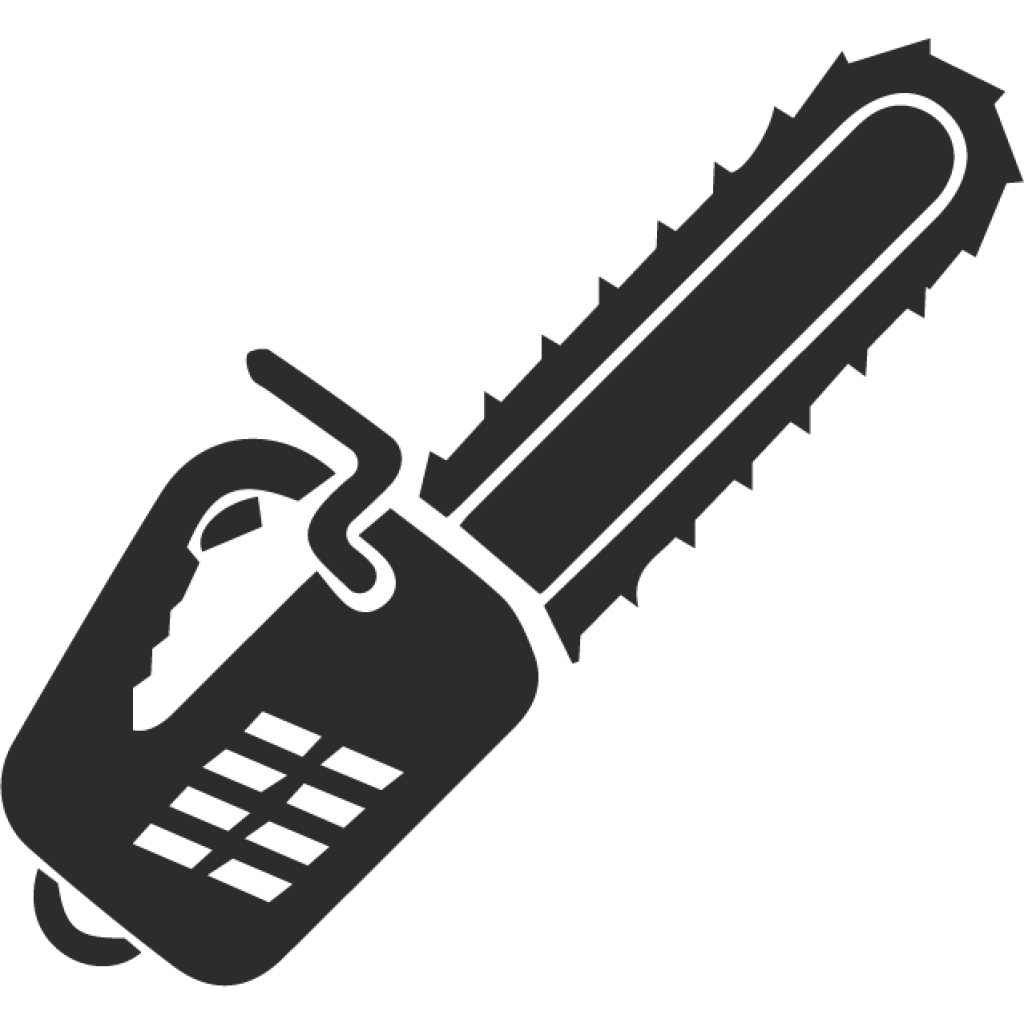 Chainsaw samolepka Chainsaw samolepka