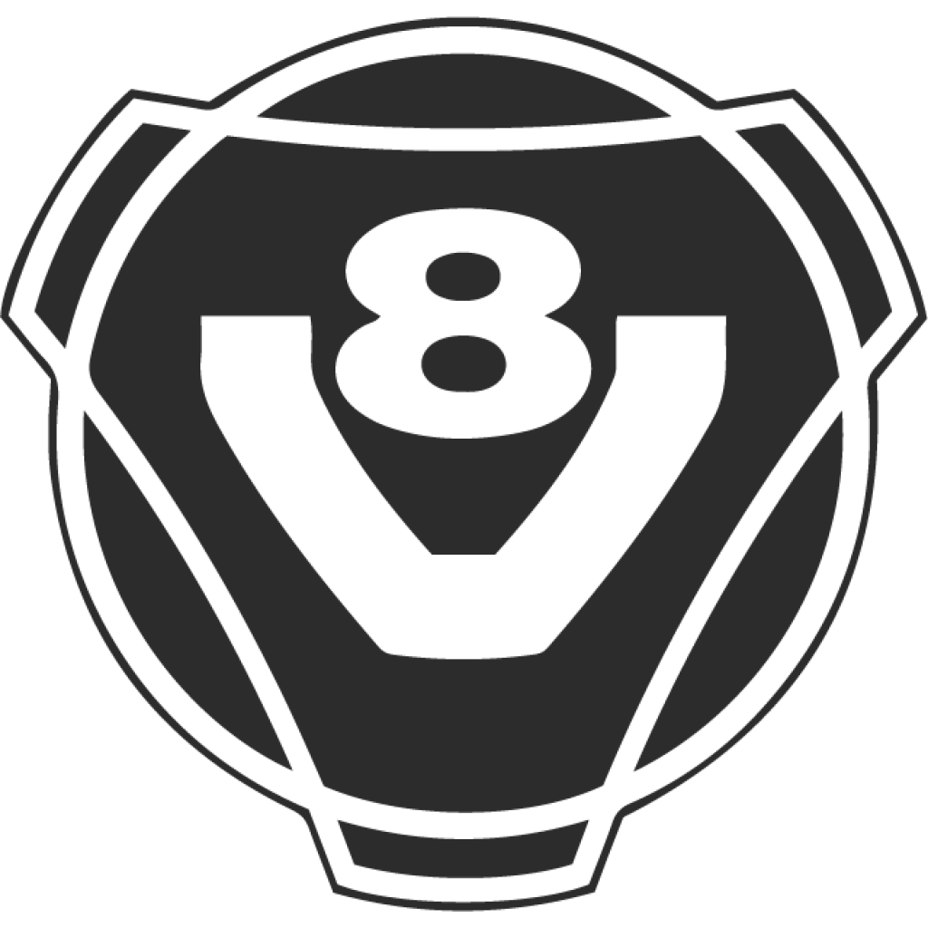Scania V8 logo samolepka Scania V8 logo samolepka