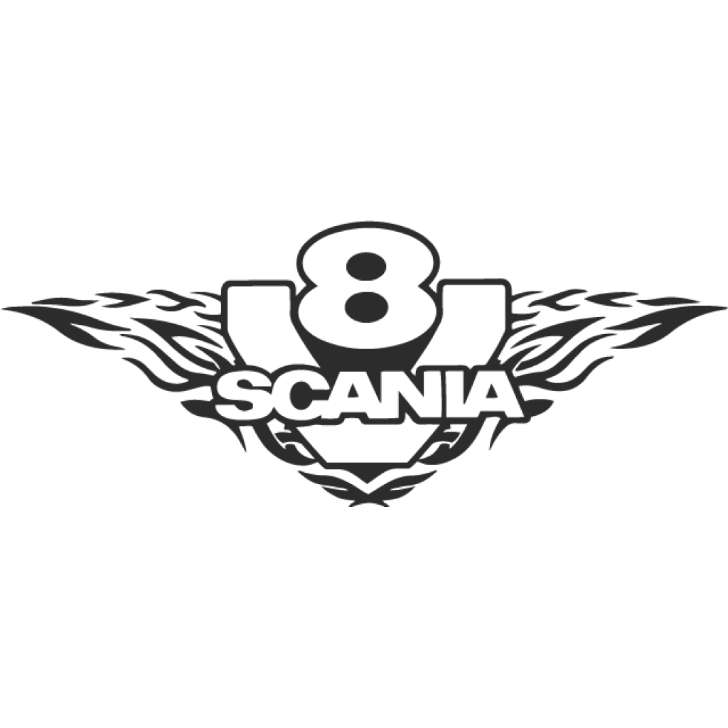 Scania V8 logo III samolepka Scania V8 logo III samolepka