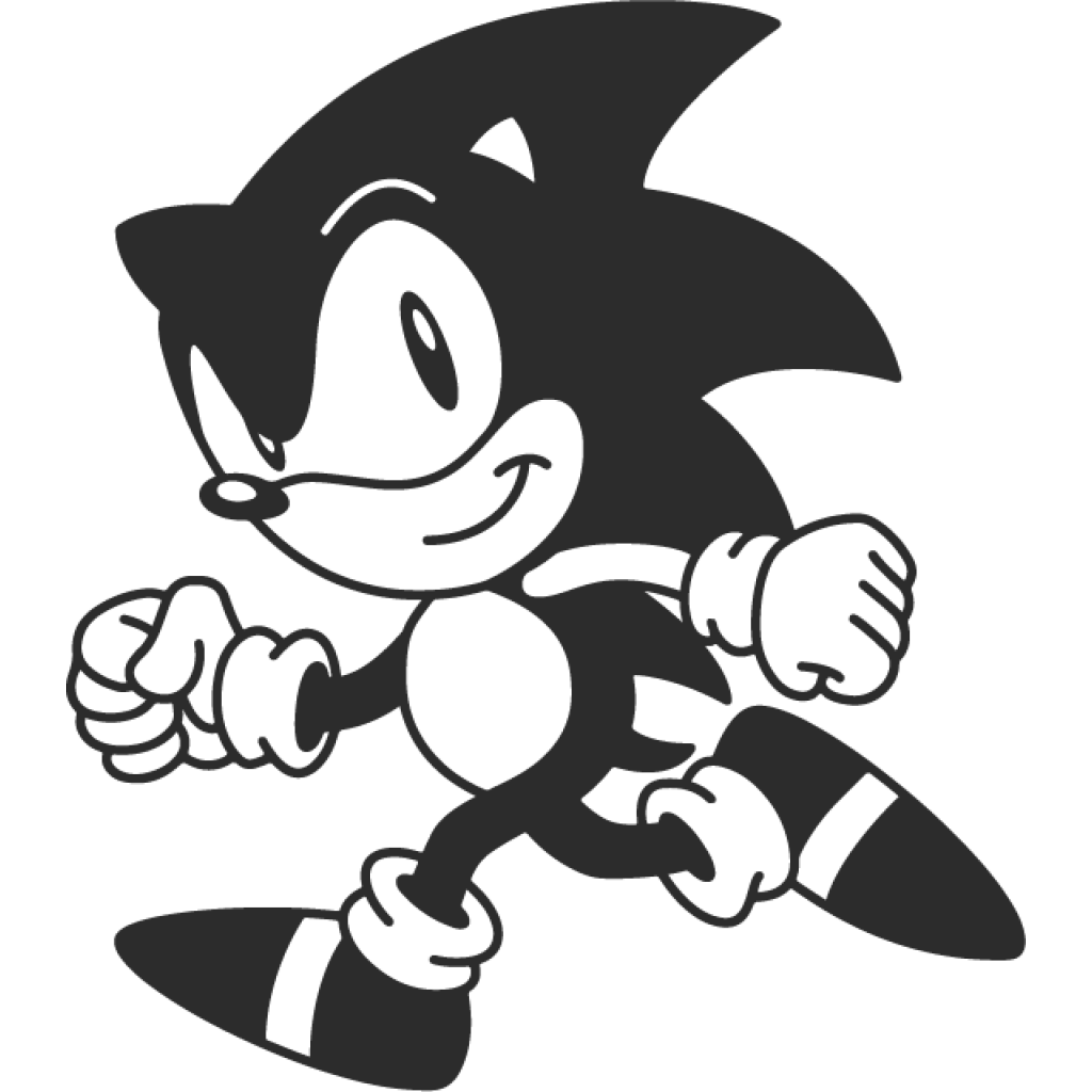 Ježek Sonic samolepka Ježek Sonic samolepka