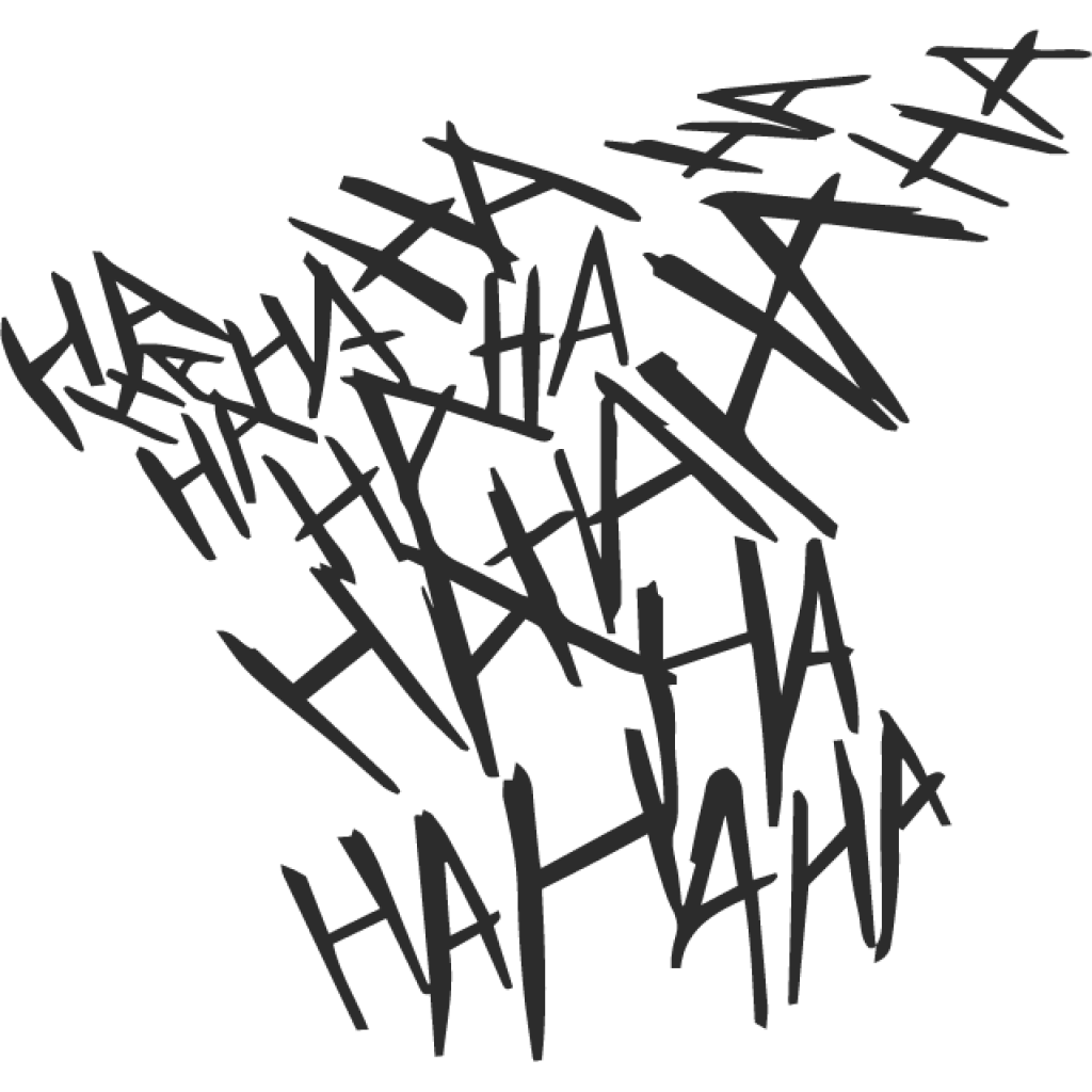 Joker Ha Ha Ha samolepka Joker Ha Ha Ha samolepka