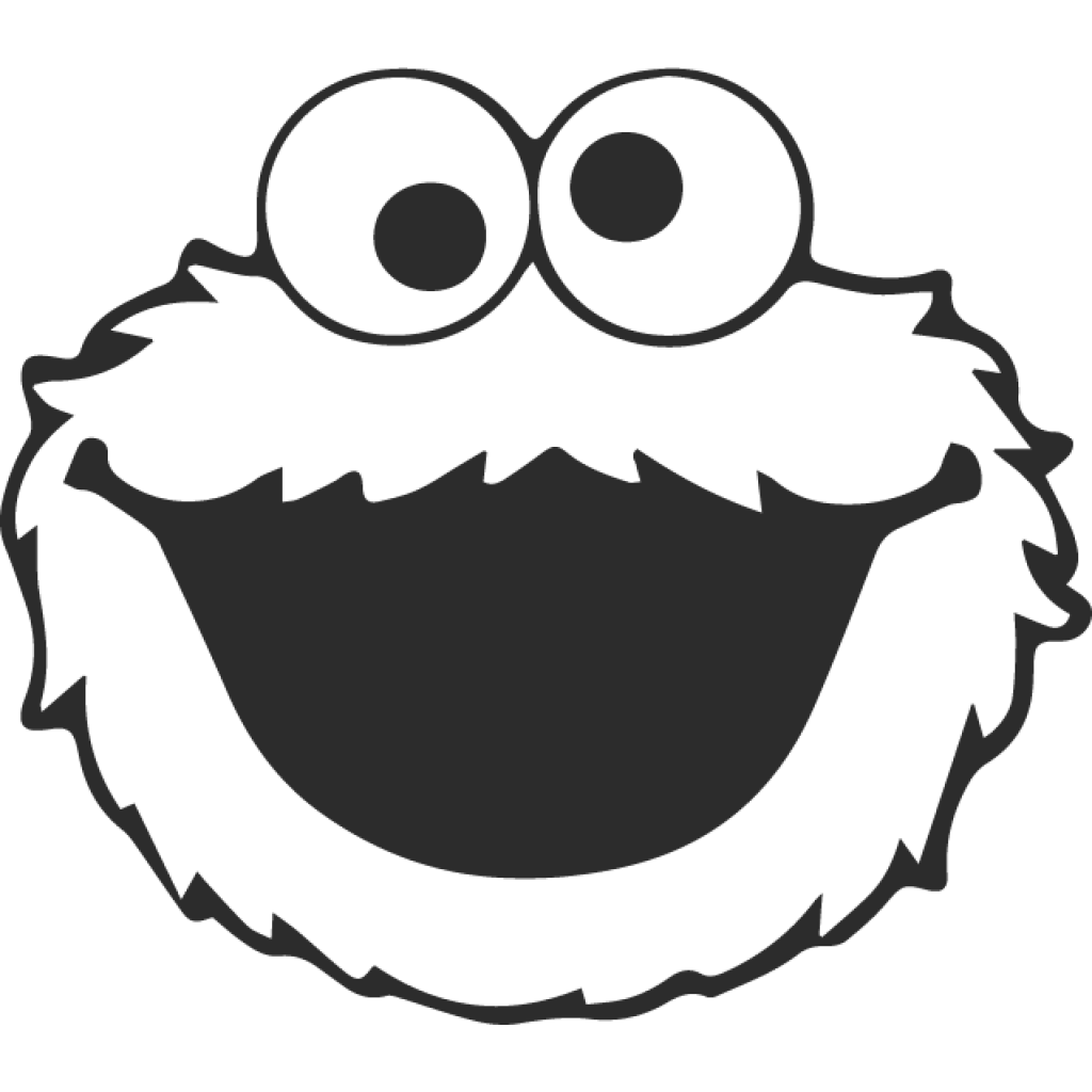 Cookie Monster samolepka