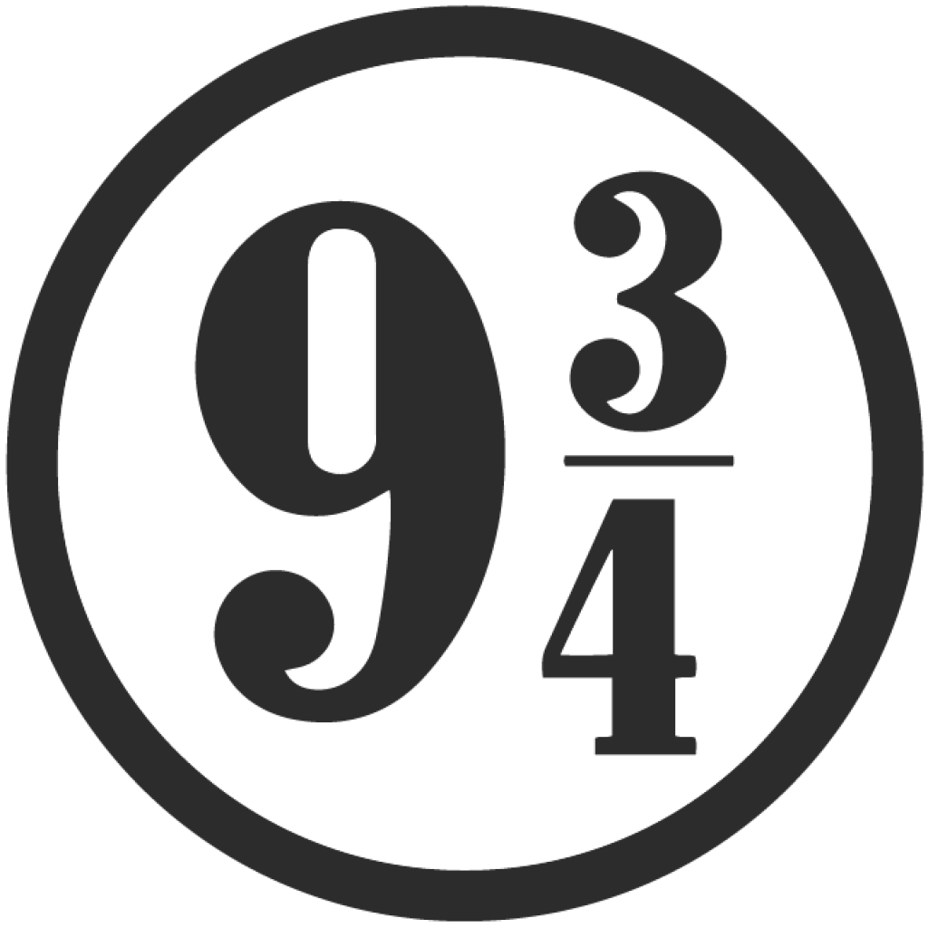 Nástupiště 9-3/4 samolepka Nástupiště 9-3/4 samolepka