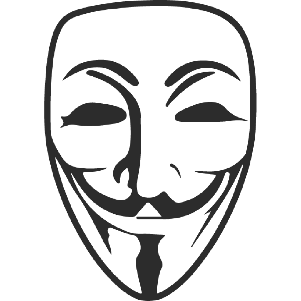 Anonymous samolepka Anonymous samolepka