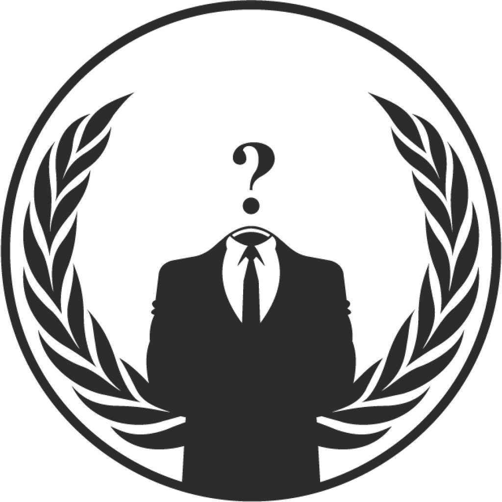 Anonymous II samolepka Anonymous II samolepka