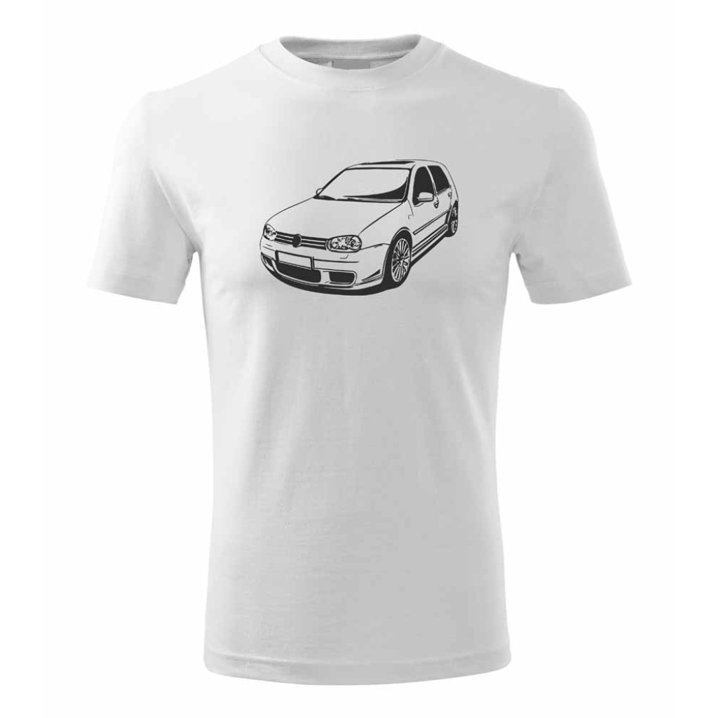 Tričko s potiskem Volkswagen Golf 4 Tričko s potiskem Volkswagen Golf 4