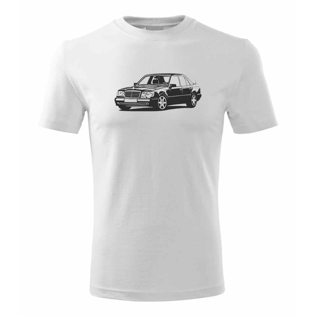 Tričko s potiskem Mercedes-Benz W124 Tričko s potiskem Mercedes-Benz W124