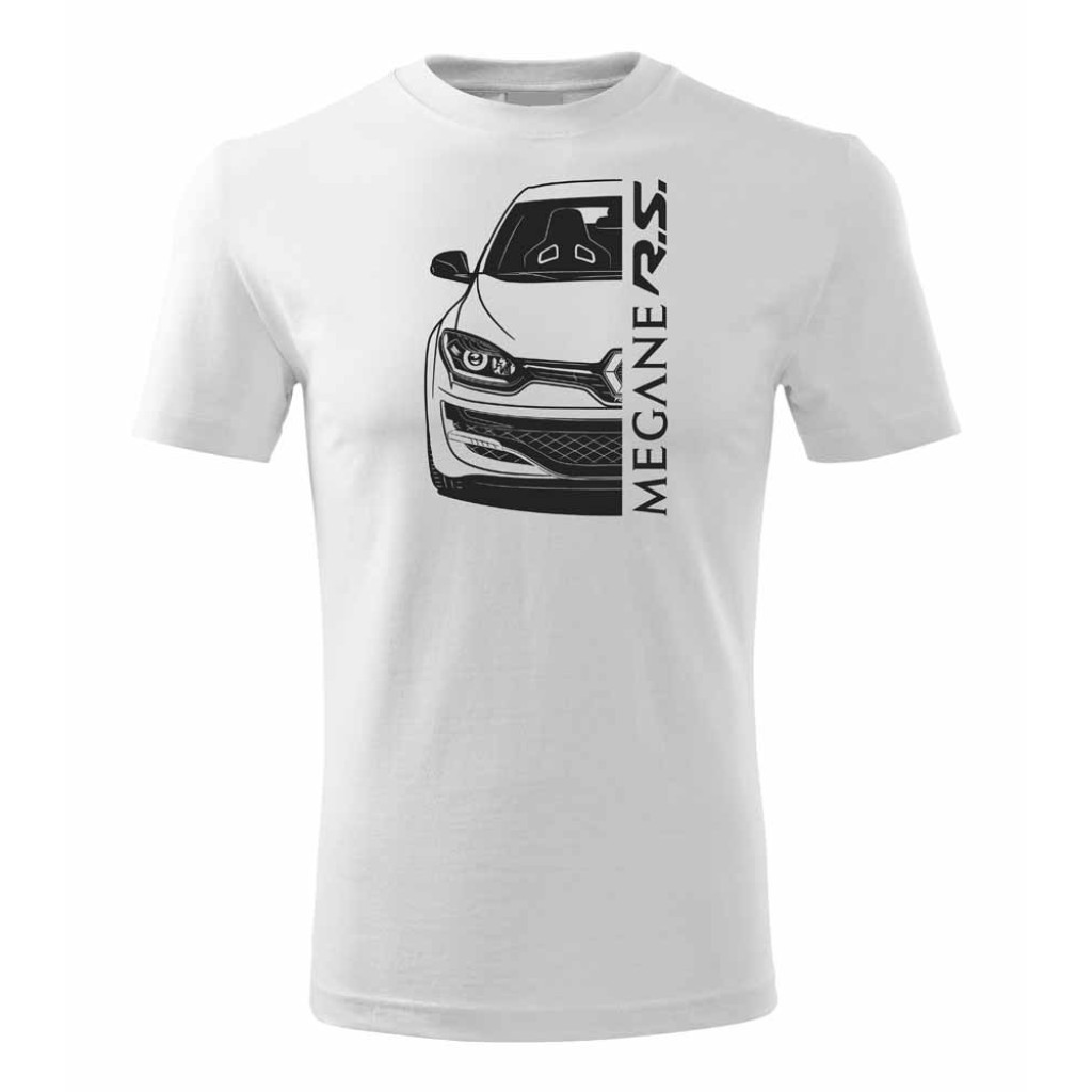 Tričko s potiskem Renault Megane Mk3 RS Tričko s potiskem Renault Megane Mk3 RS
