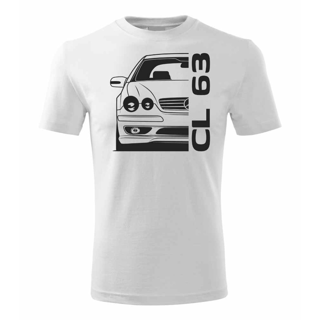 Tričko s potiskem Mercedes Benz CL63 AMG C215 Tričko s potiskem Mercedes Benz CL63 AMG C215