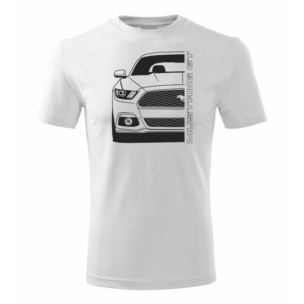 Tričko s potiskem Ford Mustang GT S550 Tričko s potiskem Ford Mustang GT S550
