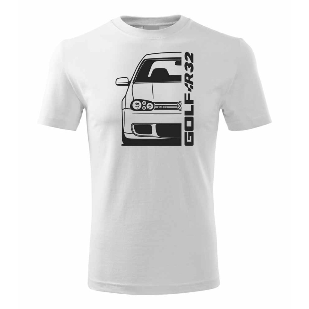 Tričko s potiskem Volkswagen Golf Mk4 R32 Tričko s potiskem Volkswagen Golf Mk4 R32