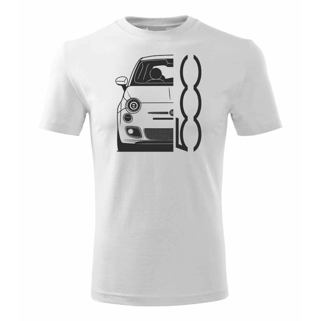 Tričko s potiskem Fiat 500 Tričko s potiskem Fiat 500